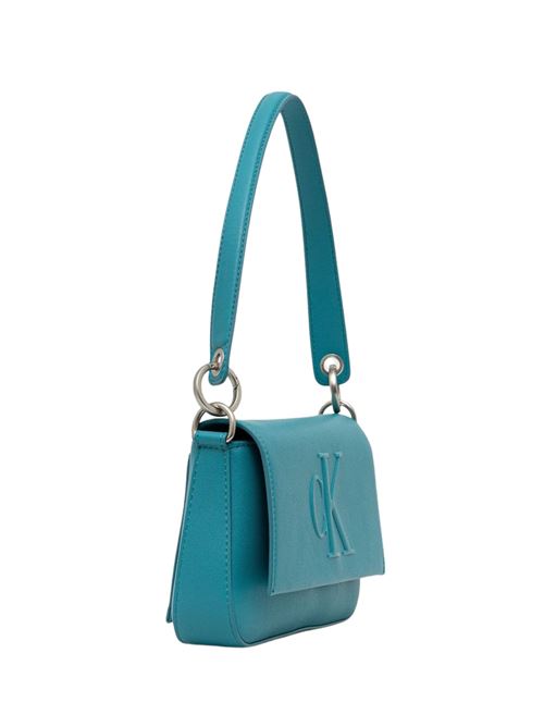 Borsa turchese in ecopelle Calvin Klein | LV04K3148GXT6